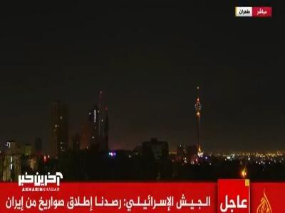 هم اکنون درگیری پدافند تهران با اهداف متخاصم