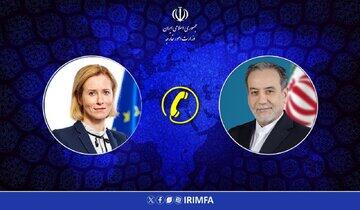 رایزنی عراقچی با مسئول سیاست خارجی اروپا