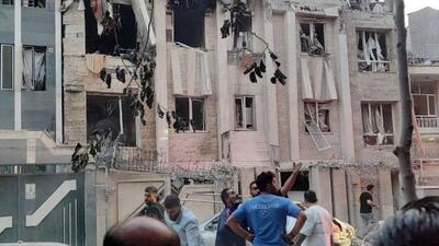 حمله اسرائیل به یک ساختمان مسکونی در آپادانای تهران