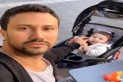 نگاه روز | ژست های بامزه و نازِ نبات دختر شاهرخ استخری برای عکاسی با پدرش / چه دلبری میکنه ووروجک خانم