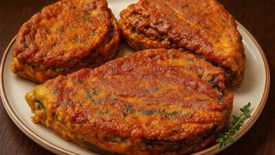 غذا با بادمجان / طرز تهیه بادمجان سوخاری رستورانی