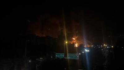 حمله اسرائیل به یک انبار نفت در جنوب تهران +جزئیات