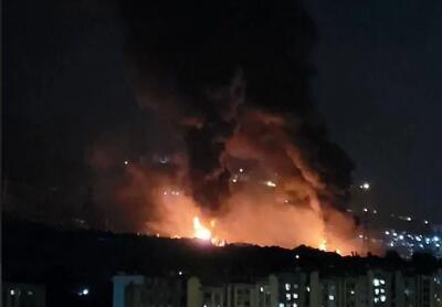 آتش‌سوزی انبار نفت شهران مهار شد؛ نگرانی برای مردم وجود ندارد