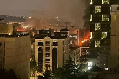 تسنیم: اسرائیل به ستاد وزارت دفاع در منطقه نوبنیاد تهران حمله کرد