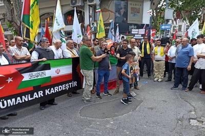 تصاویر: برگزاری تجمع در استانبول در حمایت از ایران