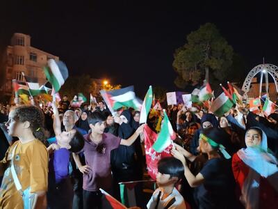 فیلم | اجتماع مردمی لبیک در کرمانشاه