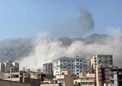 حمله اسرائیل به منطقه ای در نیاوران تهران/ ویدئو