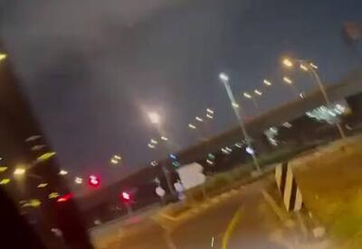 فیلم/ اصابت موشک ایرانی به پرتابگر پدافندی اسرائیل در حیفا
