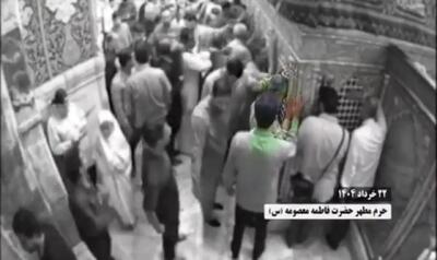فیلم شهید سردار حاجی‌زاده ساعاتی قبل شهادت  ! / ببینید برای وداع کجا رفته بود !