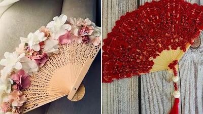 15 مدل بادبزن شیک برای خانم‌ های باسلیقه در مهمانی‌ ها