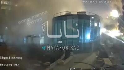 خبر فوری؛ یک موسسه تحقیقاتی نظامی در اسراییل، هدف موشک‌های ایران + ویدئو