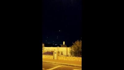 انفجارهای پی‌درپی در سرزمین های اشغالی پس از اصابت موشک‌های ایرانی + فیلم
