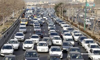 ترافیک سنگین در خروجی‌های تهران