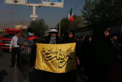 تجمع باشکوه مردمی در البرز با شعار «ایران، ذوالفقار علی(ع)» برگزار شد / محکومیت تجاوز رژیم صهیونیستی