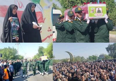 دزفول در سوگ قهرمان وطن؛تشییع باشکوه شهیدحسینوند - تسنیم