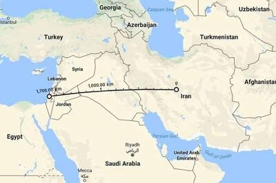 نزدیکترین فاصله هوایی ایران تا اسرائیل کدام شهر یا مرز است؟ - ویدائو مگ