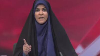 خانم مجری، شما یک نفر، یک اسرائیل را حریفی!