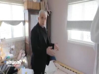 بازدید لاپید از آپارتمان پسرش که دیشب در حمله ایران به تل‌آویو خسارت دید