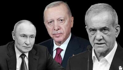 گفتگوی تلفنی اردوغان با پوتین و پزشکیان