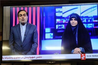 تکبیر شبکه خبر در پی تجاوز وحشیانه اسرائیل  / مجری با اقتدار بازگشت