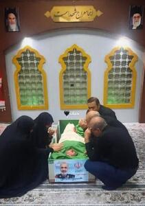 عکس از پیکر سردار سلامی در معراج شهدا | اقتصاد24
