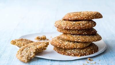 طرز تهیه کوکی ارده مخصوص ورزشکاران