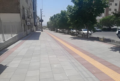 پیاده‌روهای محله جنت‌آباد شمالی بهسازی می‌شود