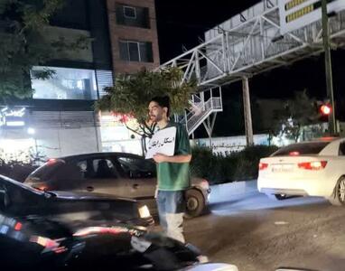 باز نشر اقدام مرد دماوندی درشبکه های مجازی پس از حملات وحشیانه رژیم صهیونی