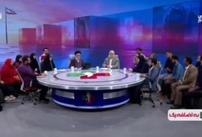 ببیمید | لحظاتی پس از حمله اسرائیل به صدا و سیما، فریاد مرگ بر اسرائیل به صورت زنده از استودیوی شبکه سه