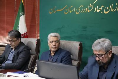 بهره‌برداری از ۱۲۲ پروژه عمرانی و اقتصادی  جهاد کشاورزی در استان سمنان