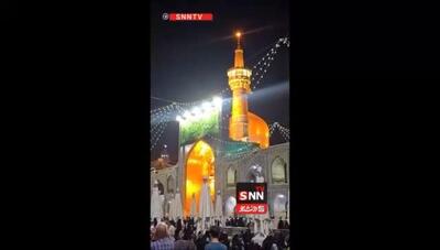 نقاره‌خانه رضوی به احترام ولادت پدر طنین‌انداز شد | جشن میلاد امام علی (ع) در صحن امن پسر، با شکوهی کم‌نظیر برگزار شد