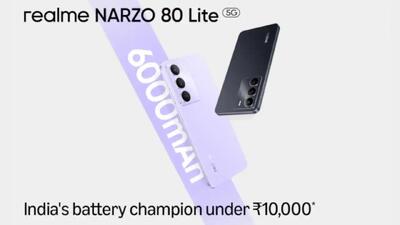 ریلمی نارزو 8 لایت 5G با تراشه دایمنسیتی 6300 معرفی می‌شود