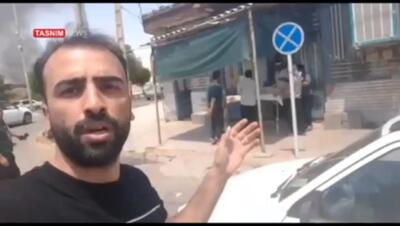 فیلم | حمله دوباره رژیم صهیونی به ساختمان آتش نشانی موسیان دهلران