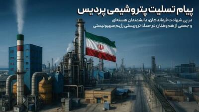 بیانیه مدیرعامل شرکت پتروشیمی پردیس در خصوص محکومیت جنایات رژیم صهیونیستی و ادای احترام به شهدای ترور