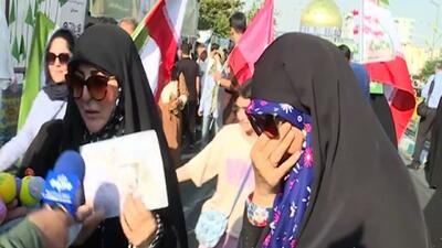 واکنش مردم به حمله وحشیانه و کودک‌کشی رژیم اسرائیل + فیلم