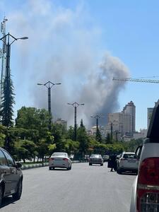 عکس/ انفجار در منطقه اندرزگو تهران