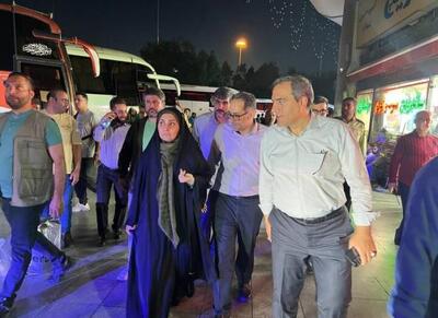 بازدید شبانه وزیر راه ازترمینال مسافربری جنوب تهران - اکونیوز