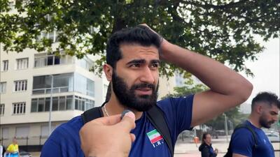 حال‌وهوای والیبالیست‌های ایرانی قبل و پس از بازی با اوکراین