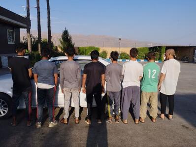 هشت نفر از اتباع خارجی غیرمجاز در محور فلارد به لردگان دستگیر شدند