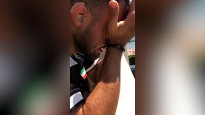 اشک غیرت محمدحسن عبداللهی، ملی‌پوش تیم ملی فوتسال ناشنوایان ایران