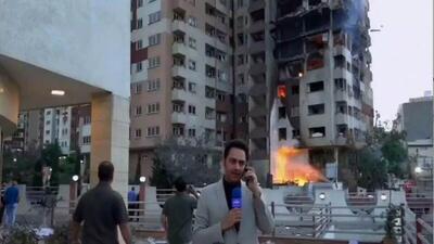 مفقودی یک خبرنگار پس از حمله اسرائیل به ساختمان صدا و سیما