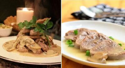 طرز تهیه خوراک زبان با بهترین دستور / غذای لذیذ و مقوی