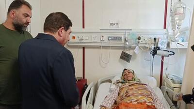 عیادت مشاور و دستیار رهبر معظم انقلاب از مجروحان حملات اسرائیل