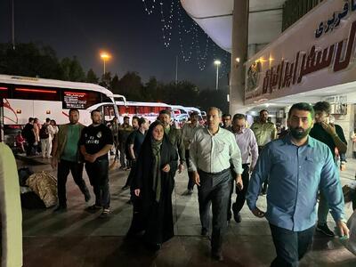 عکس/ بازدید شبانه وزیرراه از ترمینال مسافربری جنوب تهران