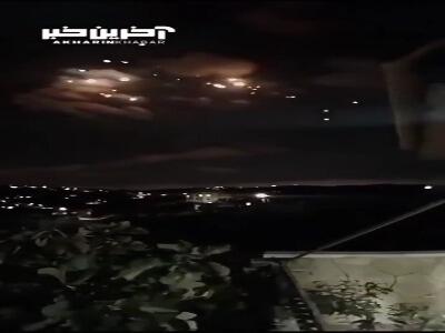 تصاویری از حجم زیاد موشک‌های ایران به سمت اراضی اشغالی