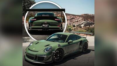 پورشه GT3 RS به رنگ زیتونی؛ جذابیت خیره‌کننده یک سوپراسپرت (عکس)