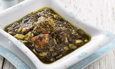 طرز تهیه خورش شوید باقالی
