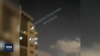 تسلط کامل ایران بر آسمان تل‌آویو با موشک فتاح +فیلم