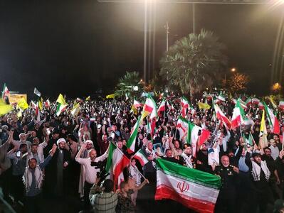تجمع مردمی در میدان فلسطین تهران/ ابراز انزجار از یاوه‌گویی‌های ترامپ