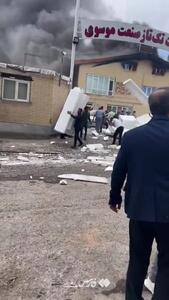 آتش‌سوزی در کارخانۀ فوم اردبیل؛ علت چه بود؟